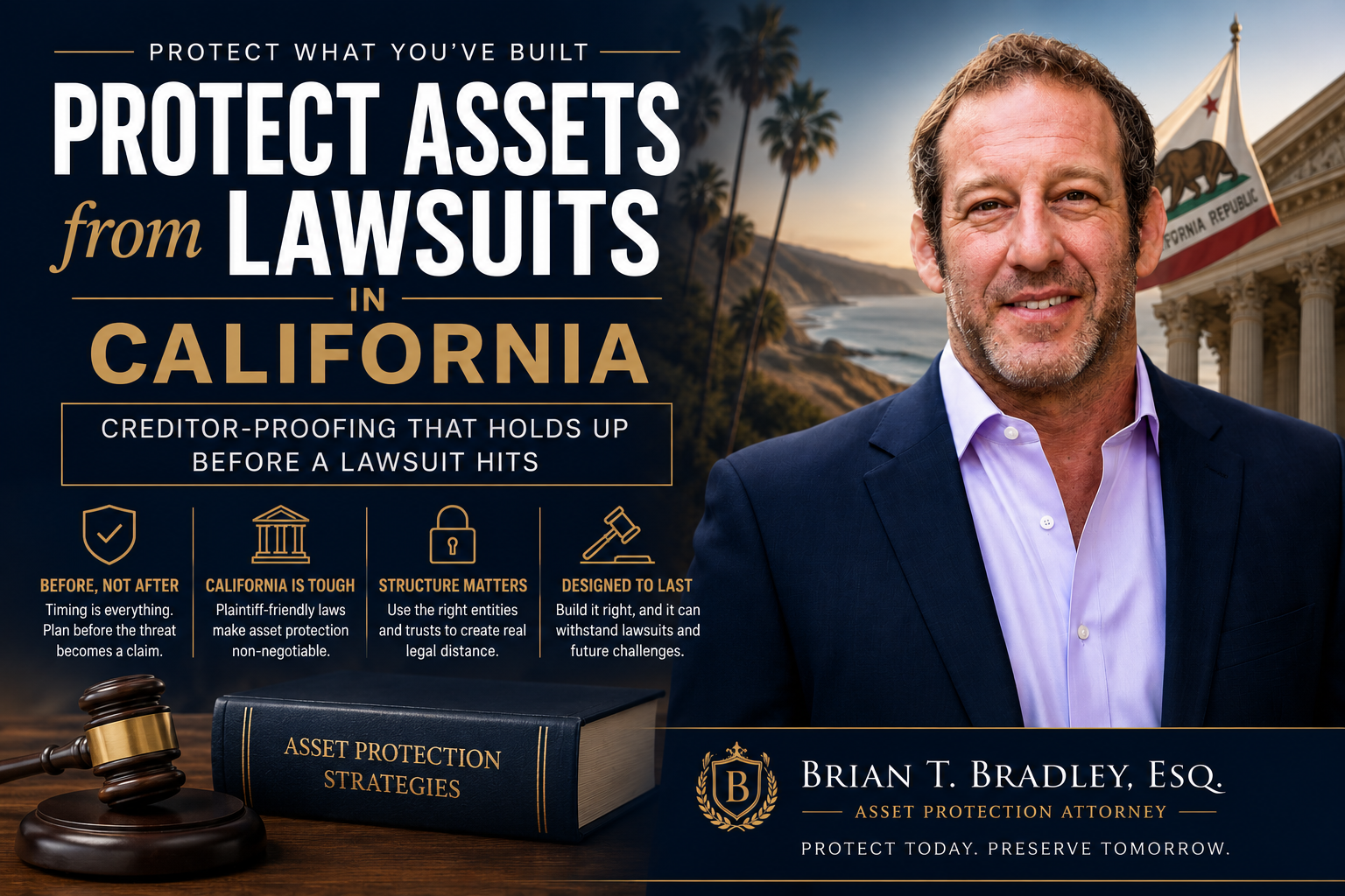 You are currently viewing How to Protect Assets from Lawsuits in California: What Actually Works