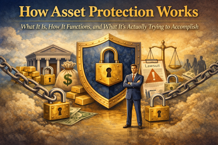 Read more about the article How Asset Protection Works: What It Is, How It Functions, and What It’s Actually Trying to Accomplish