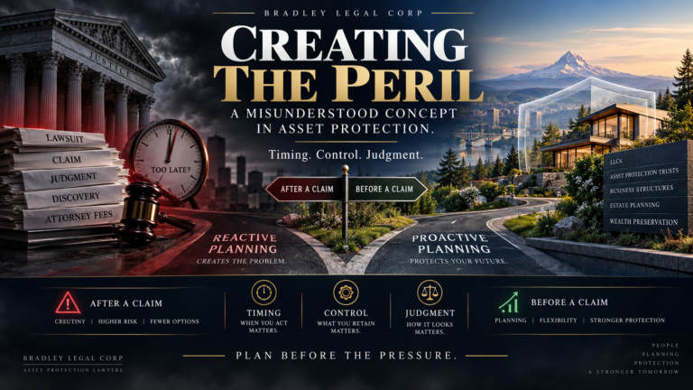 Read more about the article Creating the Peril is a Misunderstood Concept in Asset Protection