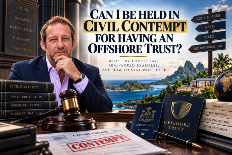 Read more about the article Can I Be Held in Civil Contempt for Having an Offshore Trust?