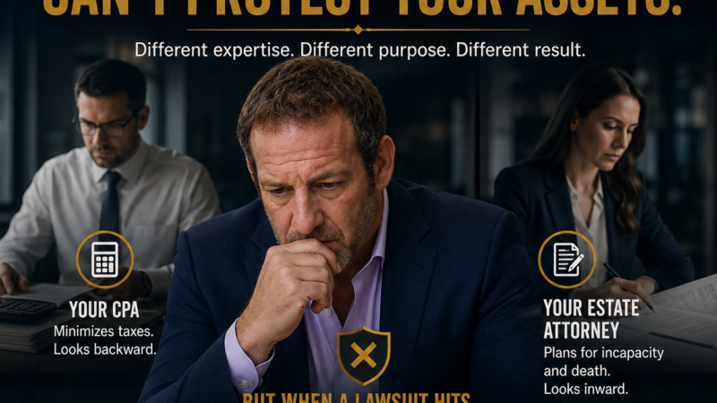 CPA vs Estate Planner vs Asset Protection