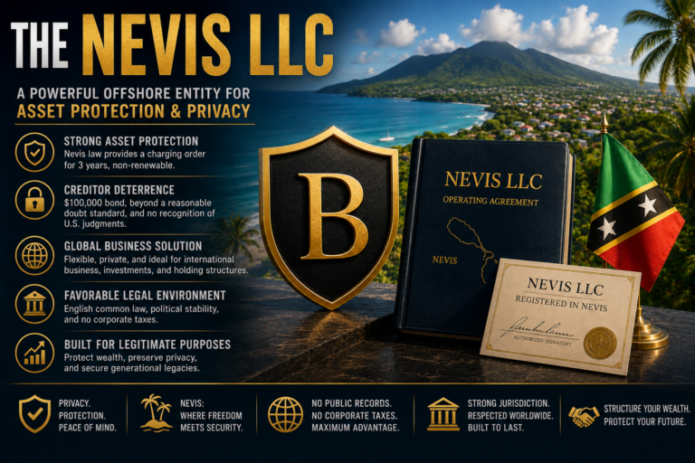 Read more about the article Nevis LLC and Nevis Trust: How They Work, What They Cost, and When to Use Them