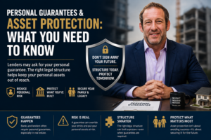 Read more about the article Personal Guarantees & Asset Protection: What Actually Changes When You Sign