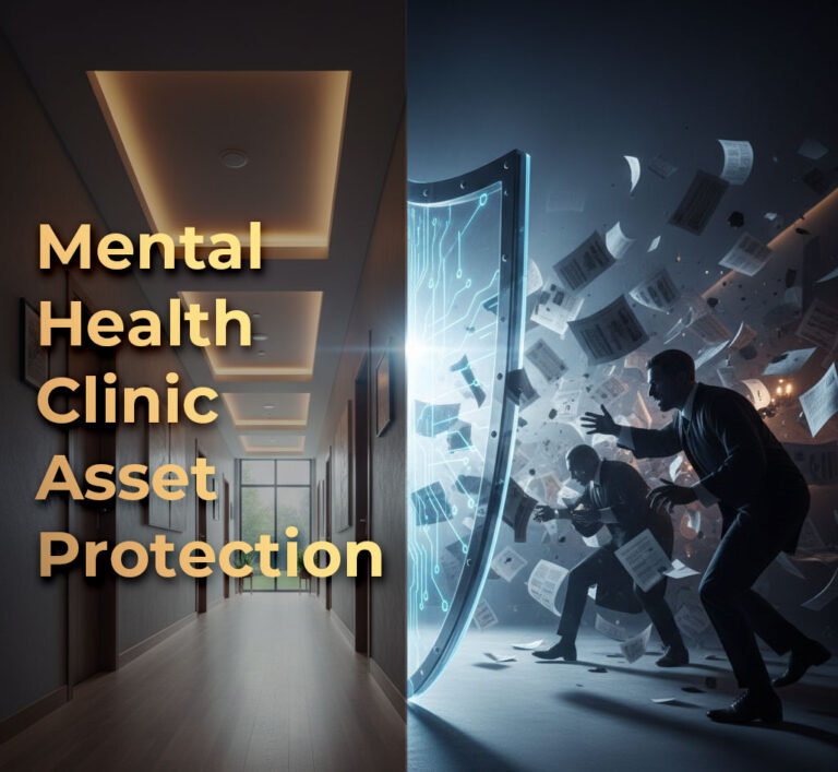 Read more about the article Mental Health Clinic Asset Protection: Why Owners Are Uniquely Exposed — and How to Protect Assets Before a Crisis