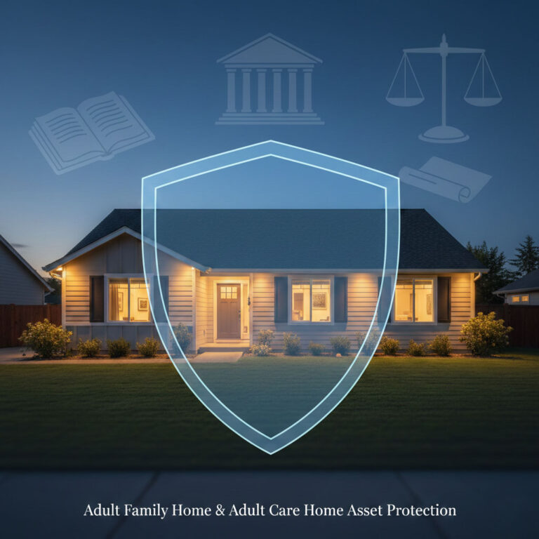 Read more about the article Adult Family Home, Adult Care Home, & Senior Care Home Asset Protection .