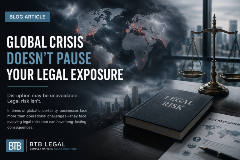 Read more about the article Global Crisis Doesn’t Pause Your Legal Exposure
