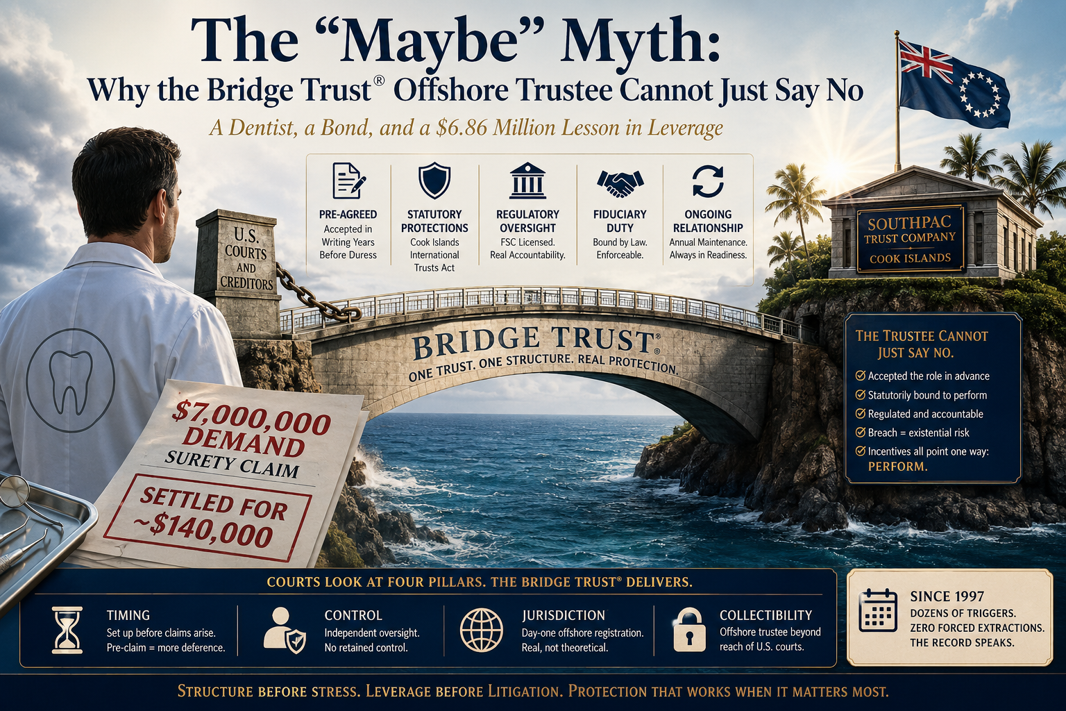 You are currently viewing The “Maybe” Myth: Why the Bridge Trust® Offshore Trustee Cannot “Just Say No”