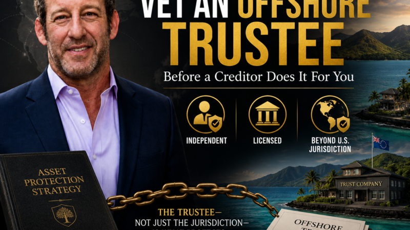 Vetting an offshore trustee