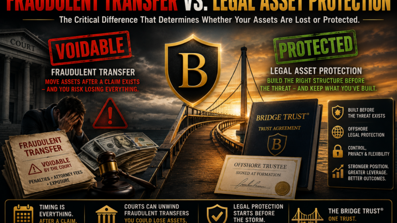 When is it too late to protect your assets?