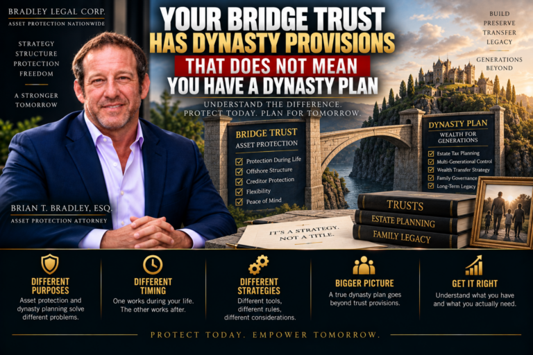 Read more about the article Your Bridge Trust® Has Dynasty Provisions. That Does Not Mean You Have a Dynasty Plan.
