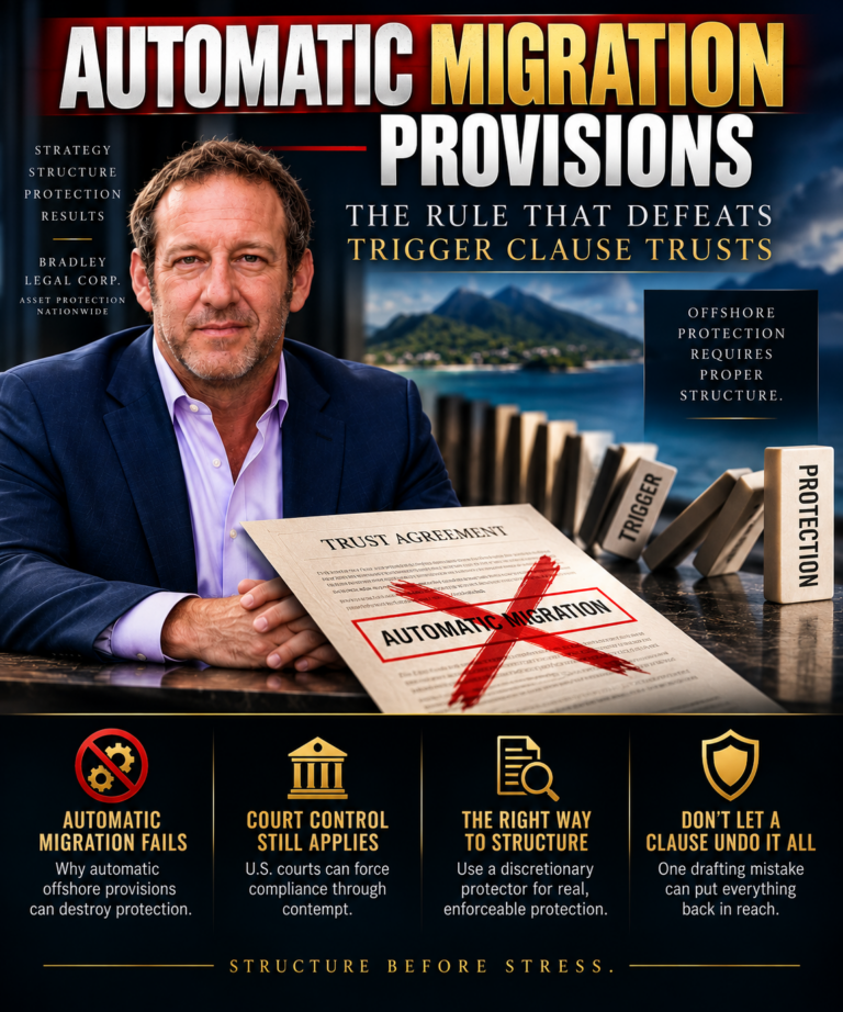 Read more about the article Automatic Migration Provisions: The Rule That Defeats Trigger-Clause Trusts